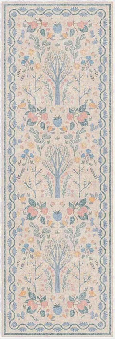 Nourison Home Nourison Botanical Washables BOT04 4' x 6' Ivory Multicolor Modern Indoor Rug - 2' x 6'