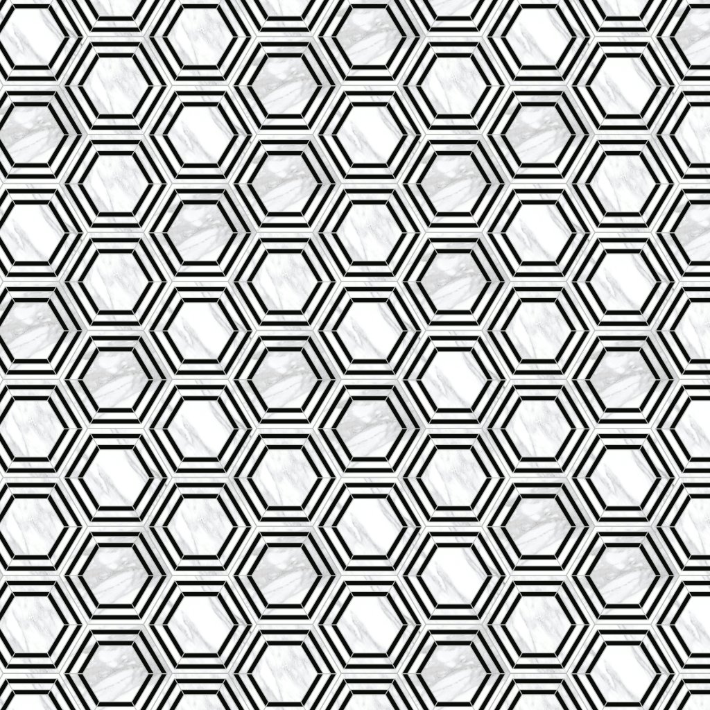 Daltile Perpetuo Bridal, Deco, 8, Matte - Bridal
