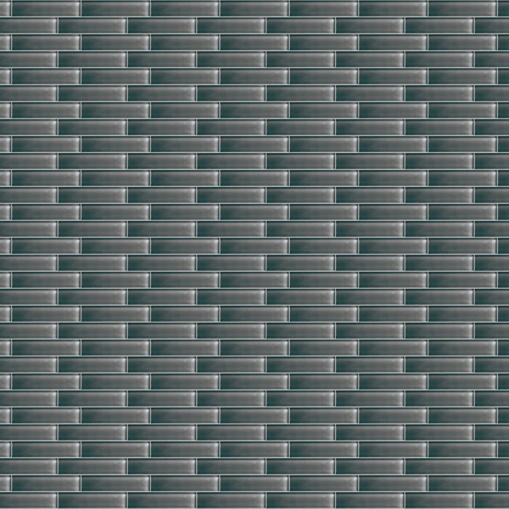American Olean Color Appeal - Charcoal Gray, Rectangle, 2X8, Glossy (C121) - Charcoal Gray