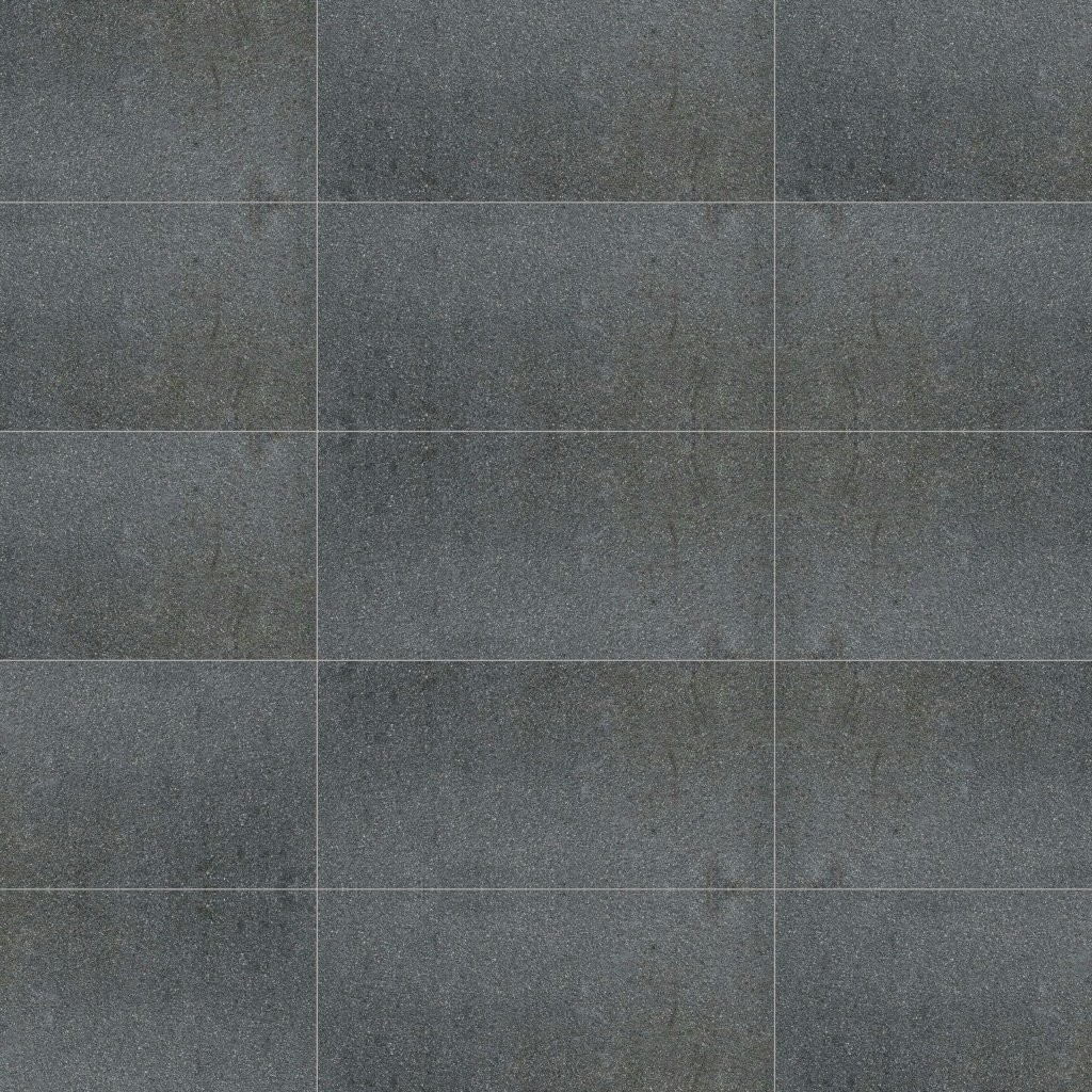 Marble Systems Absolute Black Extra Textured Granite Tile 12x24 - Absolute Black Extra