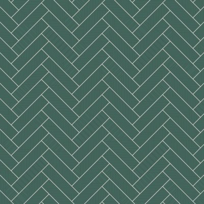 Qualis Ceramica Geometra 3x12 Emerald Maze - Herringbone