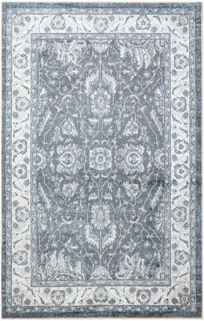 Nourison Home Nourison Astra Machine Washable ASW20 3'3" x 5' Slate Vintage Indoor Rug - 3'3" x 5'