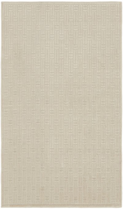 Nourison Home Nourison Washable Charm WCH02 8' x 10' Silver Ivory Modern Indoor Rug - 2' x 3'
