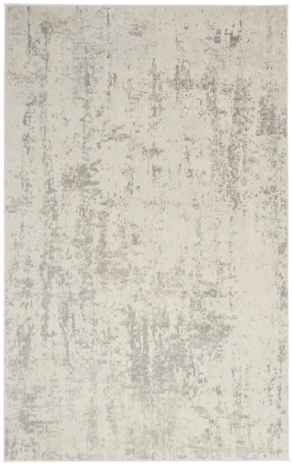 Nourison Home Nourison Concerto CNC01 3'9" x 5'9" Cream Grey Modern Indoor Rug