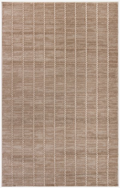 Nourison Home Nourison Serenity Home SRH05 5'3" x 7'3" Mocha Ivory Modern Indoor Rug - 3'11" x 5'11"