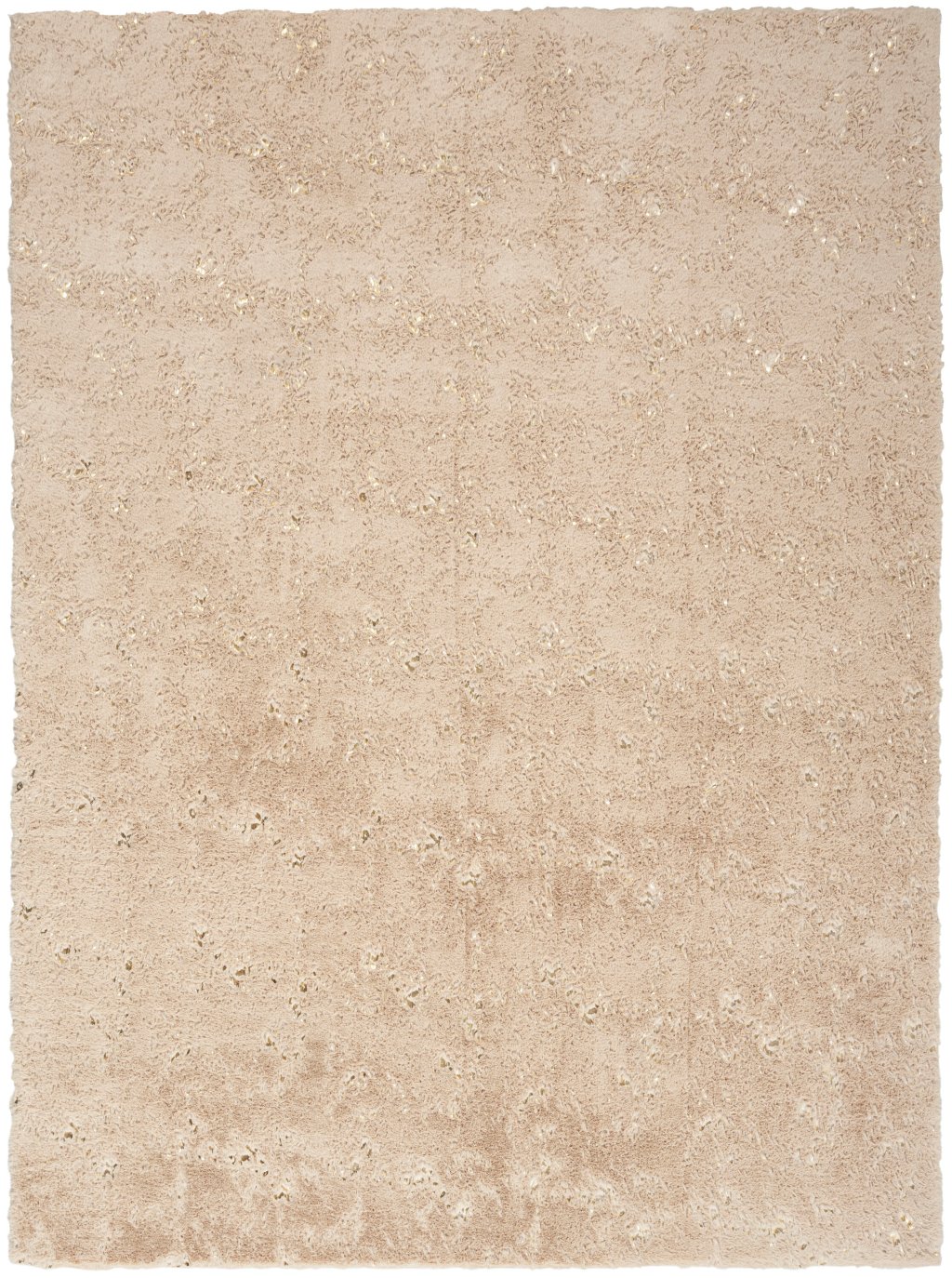 Nourison Home Nourison Cozy Shimmer CSH01 7'9" x 9'9" Beige Gold Glam Indoor Rug