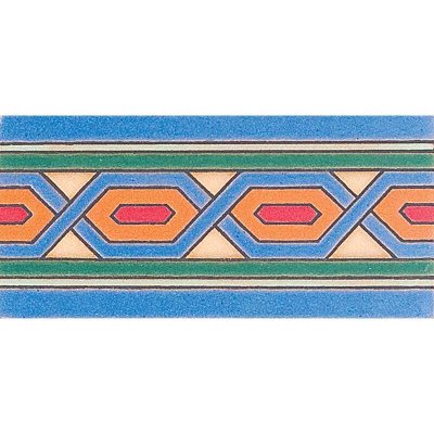 Marble Systems 350 A Glazed Ceramic Border Tiles 3x6 - 350 A - 3" x 6" x 3/8"