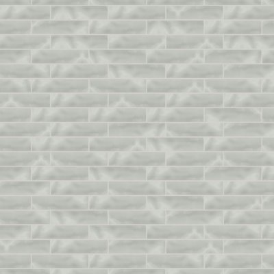 Qualis Ceramica Element Mist Artisan Glass 3X12 - Alternating 1/3