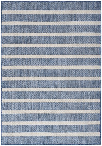 Nourison Home Nourison Positano POS03 10' x Square Navy Ivory Modern Rug - 7' x 10'