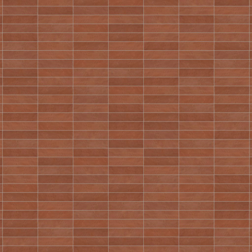 Marble Systems Hand Made Matte Terracotta Tile 2x8 - Hand Made