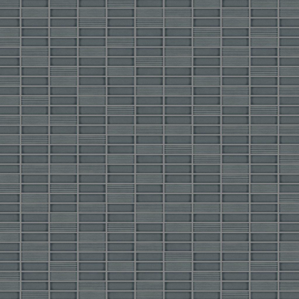 Emser Tile NAGARA GLOSSY STACKED MOSAIC -CER - Gray