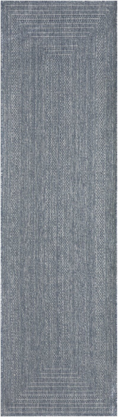 Nourison Home Nourison Tulum TLM04 9' x 12' Denim Outdoor Rug - 2'2" x 8'