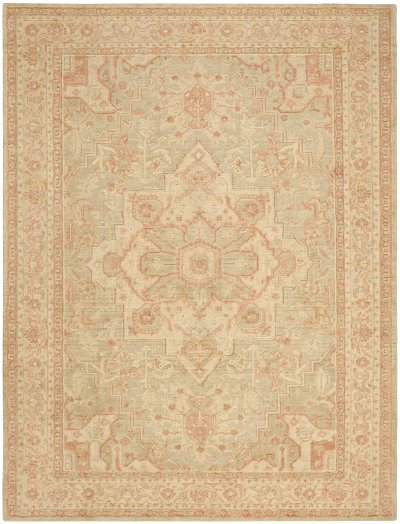 Nourison Home Nourison Ravello RVL02 9'9" x 13'9" Sage Vintage Indoor Rug - 9'9" x 13'9"
