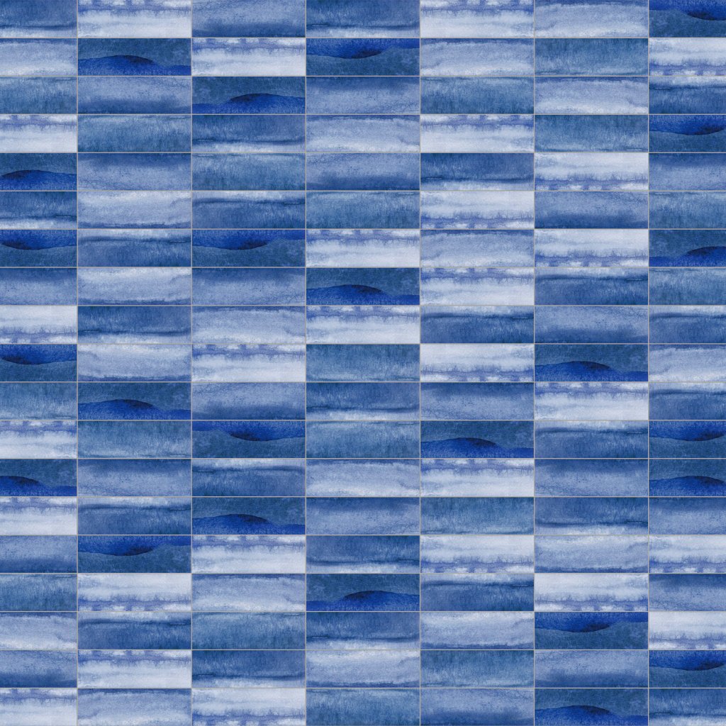 Marble Systems Mist Matte Subway Ceramic Tile 3x9 - Mist