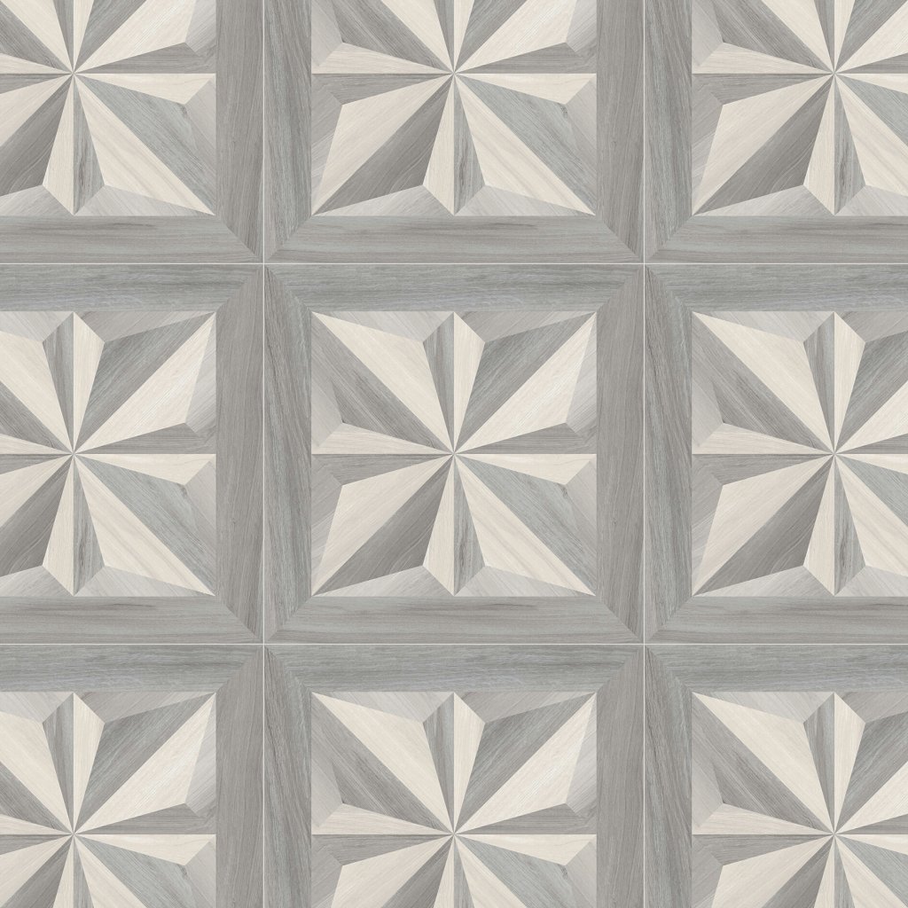 Qualis Ceramica Marina Champlain Grey 24X24F - Grey