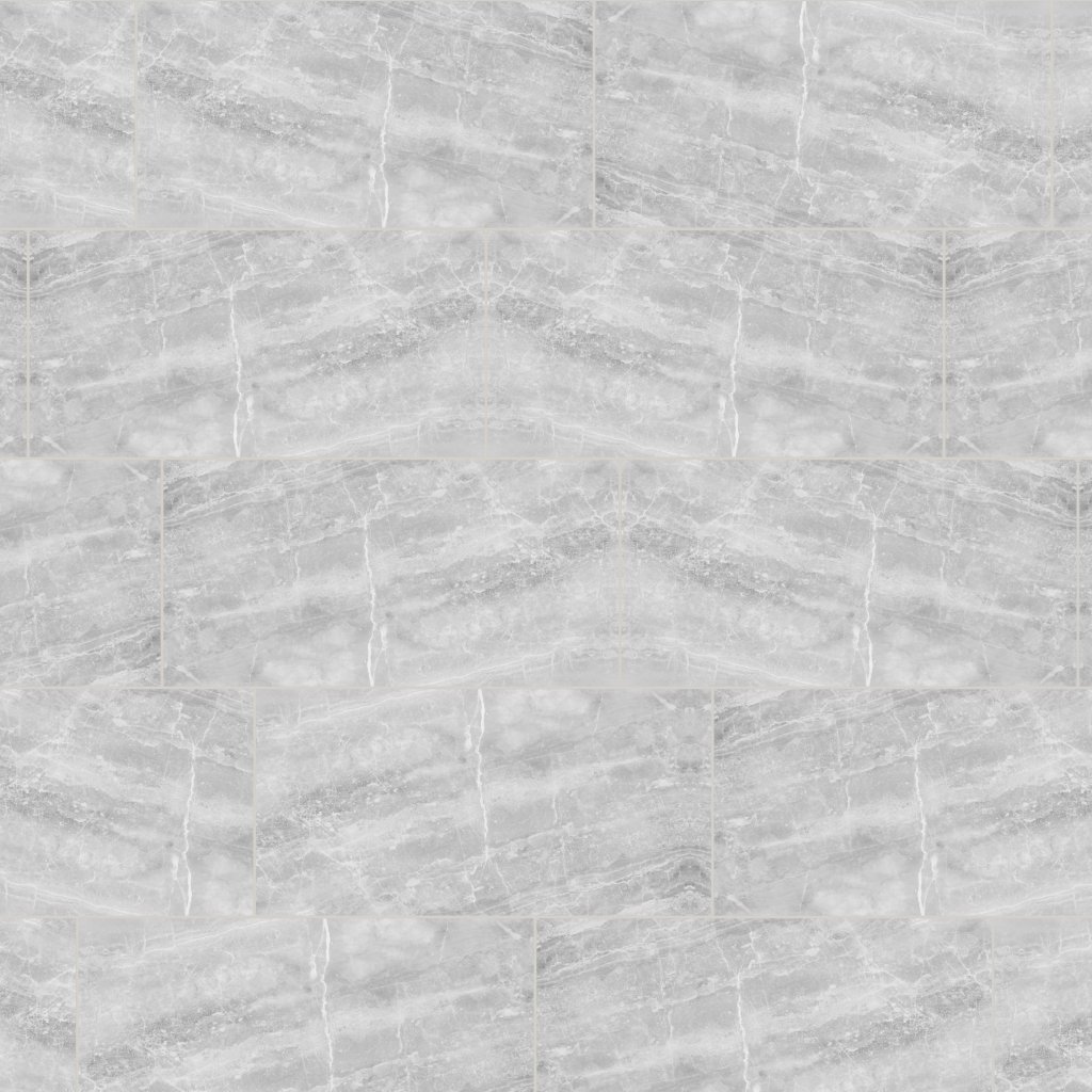 Qualis Ceramica Plata 12x24 Perla Grigia Polished