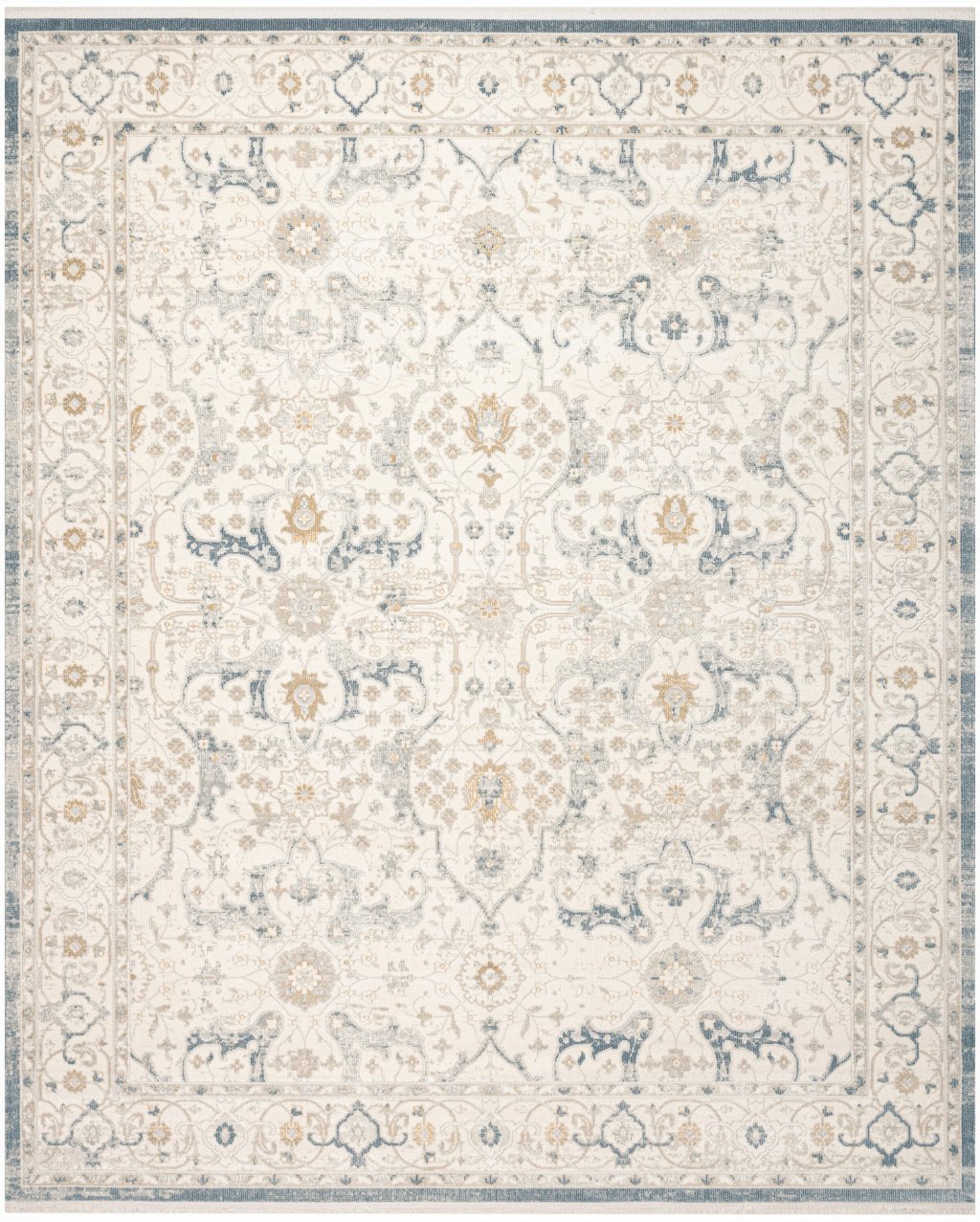 Nourison Home Nourison Pardis PRD03 7'10" x 9'10" Light Blue Vintage Indoor Rug