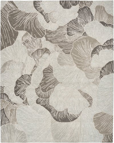 Nourison Home Nourison Avra AVR01 3'9" x 5'9" Grey Modern Indoor Rug - 8'6" x 11'6"