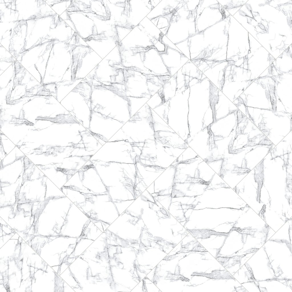 Qualis Ceramica Treasure 12x24F Ice White Marble Polished - White