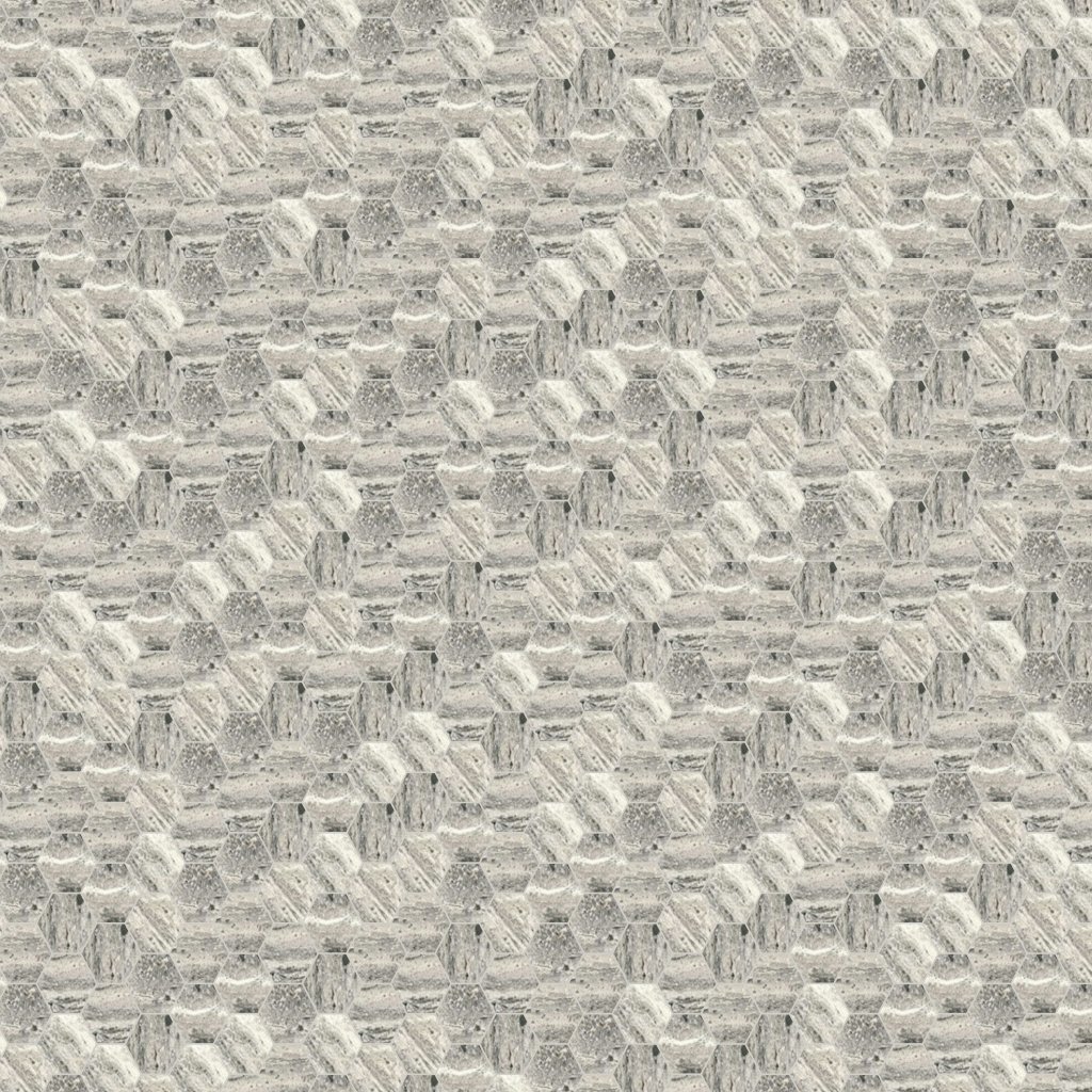 Qualis Ceramica Royal Stoneworks 2" Regal Grey Vein Hex