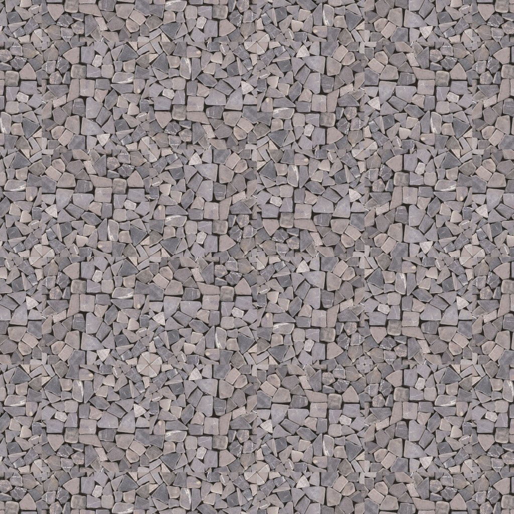 Qualis Ceramica Riviera Tileworks Chelsea Grey Mini Opus Interlocking Mosaic