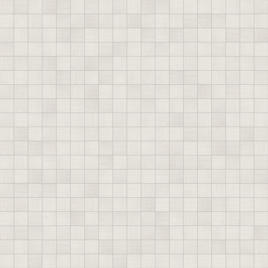 American Olean Stitchmark - Calico White, Straight Joint, 3X3, Matte (SI70) - Calico White