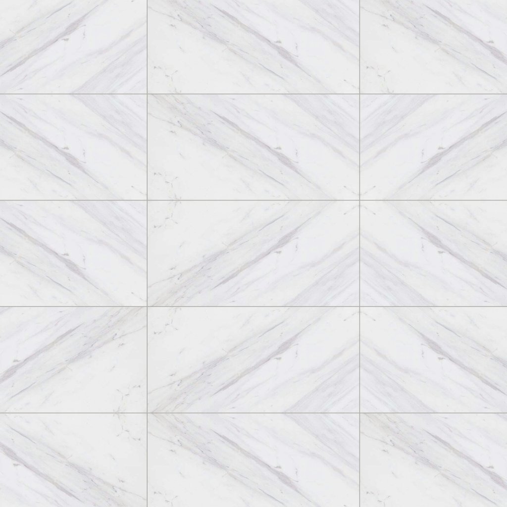 Marble Systems Venus Polished Porcelain Backed Marble Tile 12x24 - Venus