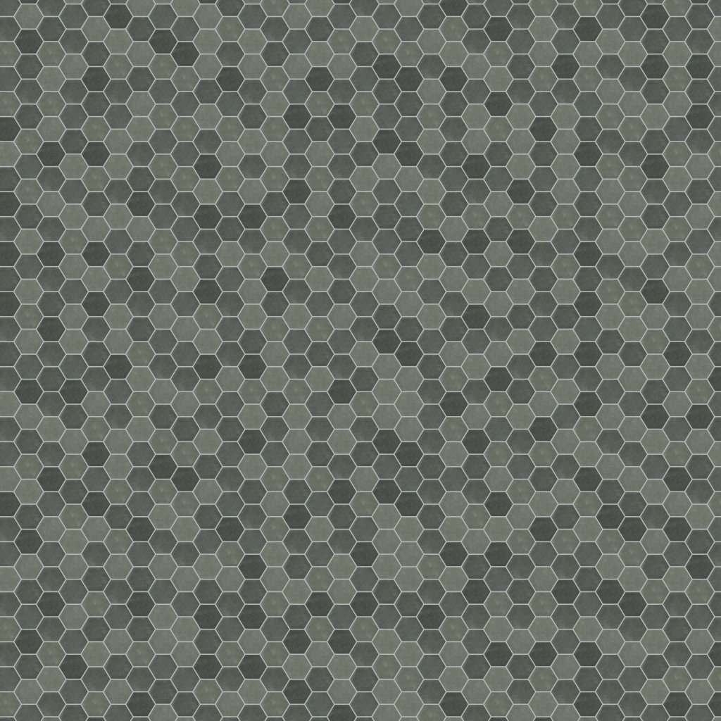 American Olean Studio Haven - Fog, Hexagon, 1.5, Matte (SN79) - Fog