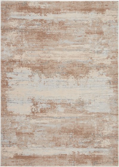 Nourison Home Nourison Rustic Textures RUS03 7’10” x Round Beige Modern Indoor Rug - 5'3" x 7'3"