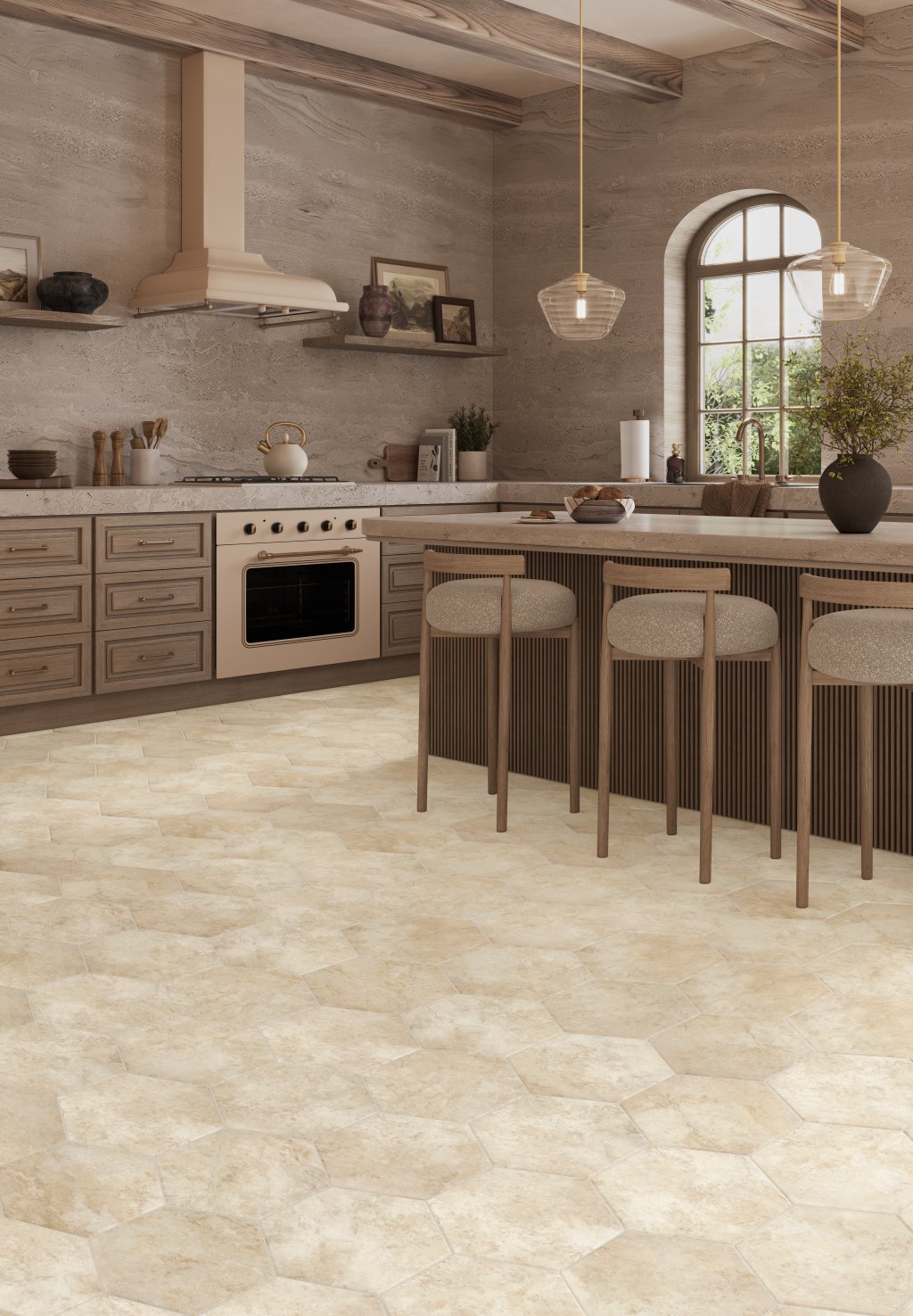 Mannington Luxxe Hexagon - ADURA®APEX - Pearl