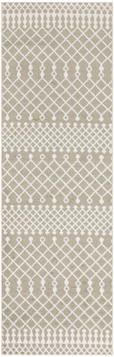 Nourison Home Nourison Astra Machine Washable ASW10 2'2" x 8' Sage Bohemian Indoor Rug - 2' x 6'