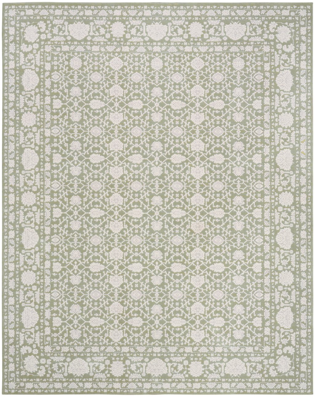 Nourison Home Nourison Grace GCE01 5'3" x 7'3" Sage Vintage Indoor Rug