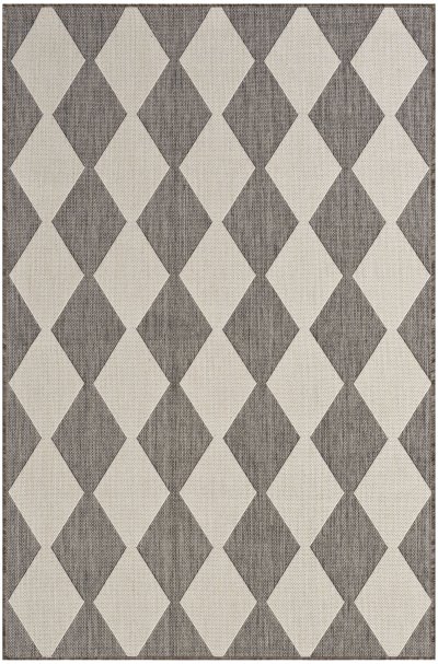 Nourison Home Nourison Positano POS04 4' x 6' Charcoal Modern Rug - 4' x 6'