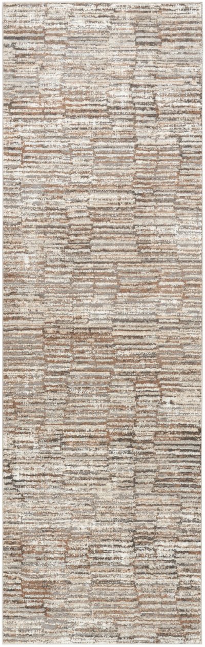 Nourison Home Nourison Eco-Friendly ECO06 5'3" x 7'3" Ivory Mocha Modern Indoor Rug - 2'2" x 7'6