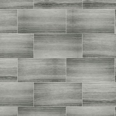 Qualis Ceramica Eramosa 12X24F Carbon Polished - Alternating 1/3