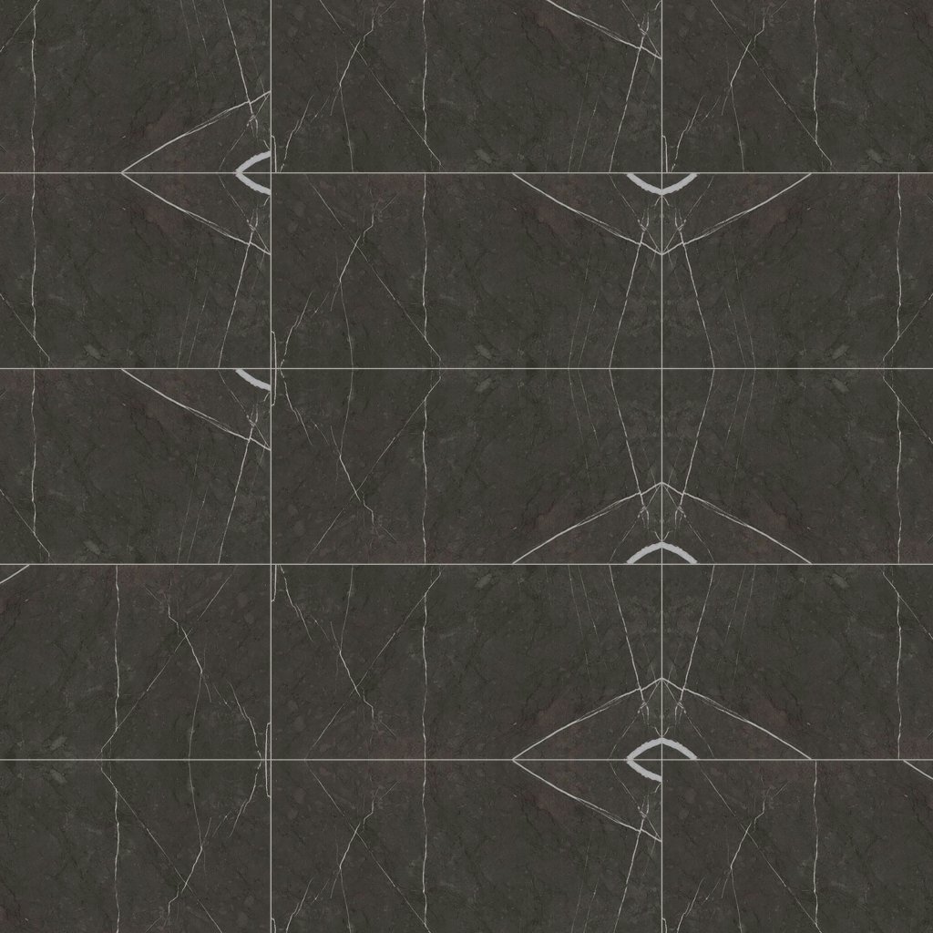 Marble Systems Gray Stone Matte Marble Look Porcelain Tile 12x24 - Gray Stone