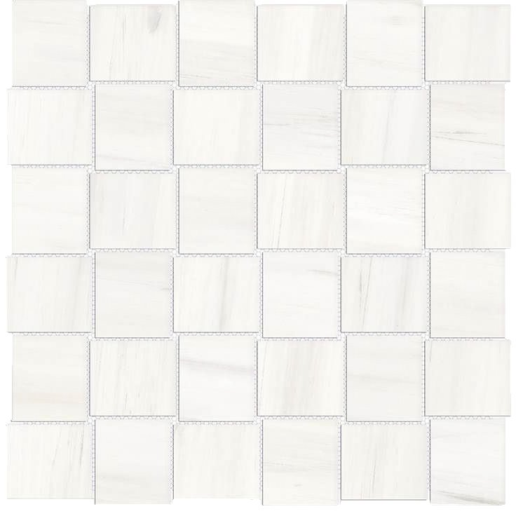 Qualis Ceramica Ardor Devotion 2X2 Basketweave Polished Mosaic - Grey