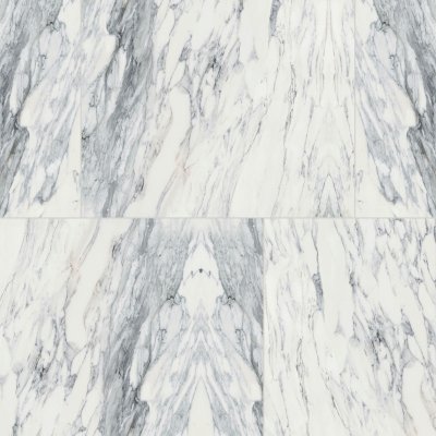 Qualis Ceramica Royal Stoneworks 36X36 Regal White Vein Polished - Alternating 1/3