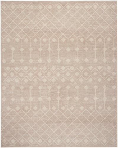 Nourison Home Nourison Grafix GRF37 8'6" x 12' Beige Bohemian Indoor Rug - 6' x 9'