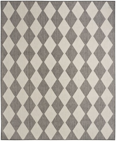 Nourison Home Nourison Positano POS04 4' x 6' Charcoal Modern Rug - 10' x 14'