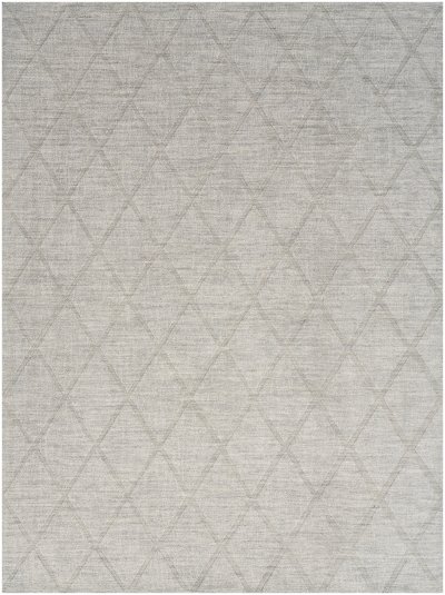 Nourison Home Nourison Wool Haven WOH01 7'9" x 9'9" Grey Modern Indoor Rug - 5'3" x 7'3"
