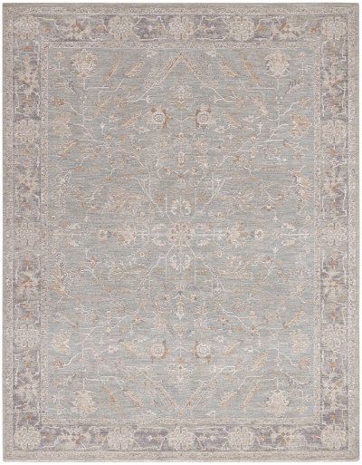 Nourison Home Nourison Infinite IFT01 7'10" x 10'4" Blue Ivory Vintage Indoor Rug - 9'3" x 12'7"