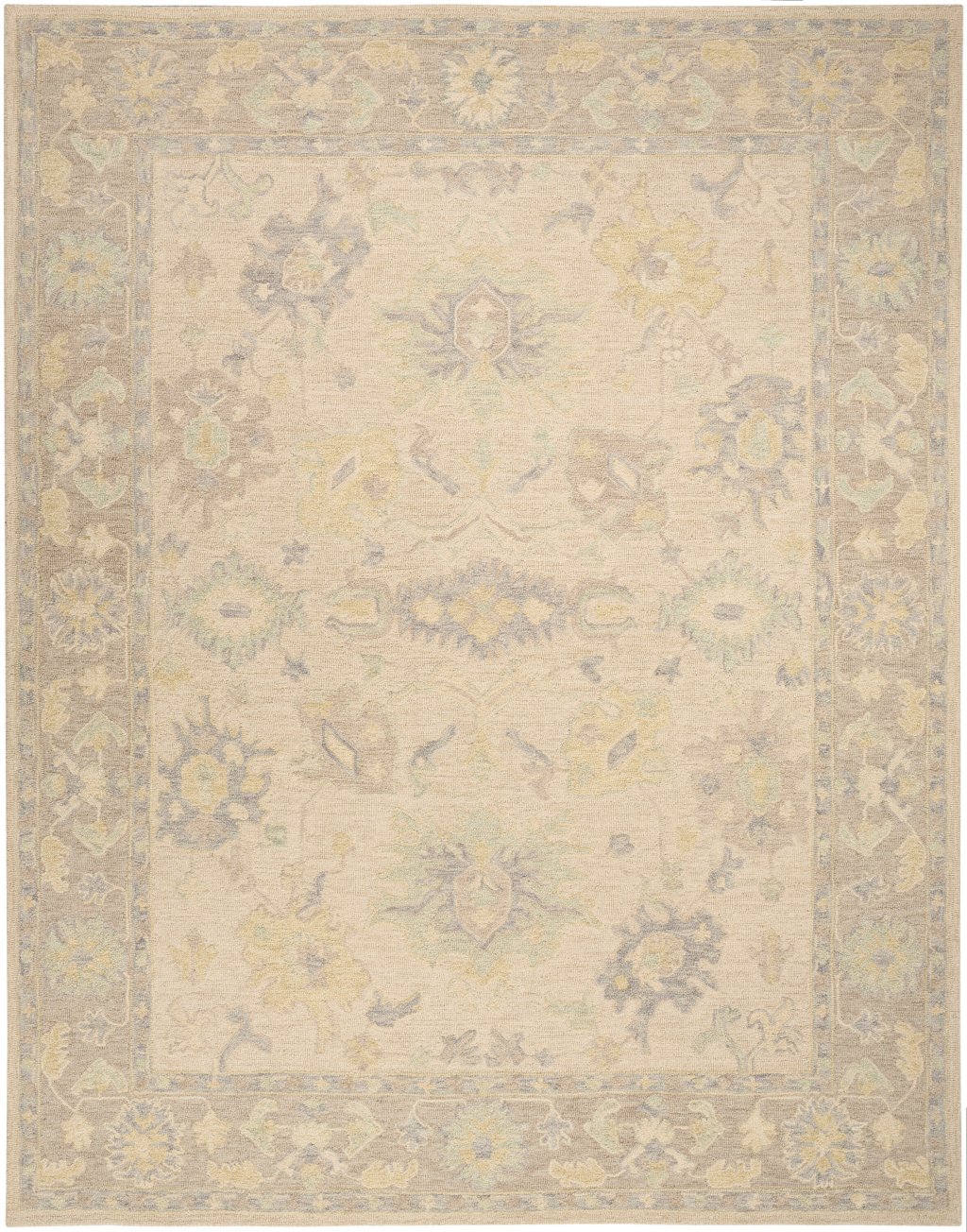 Nourison Home Nourison Maison MSO04 5'9" x 8'9" Ivory Taupe Vintage Indoor Rug