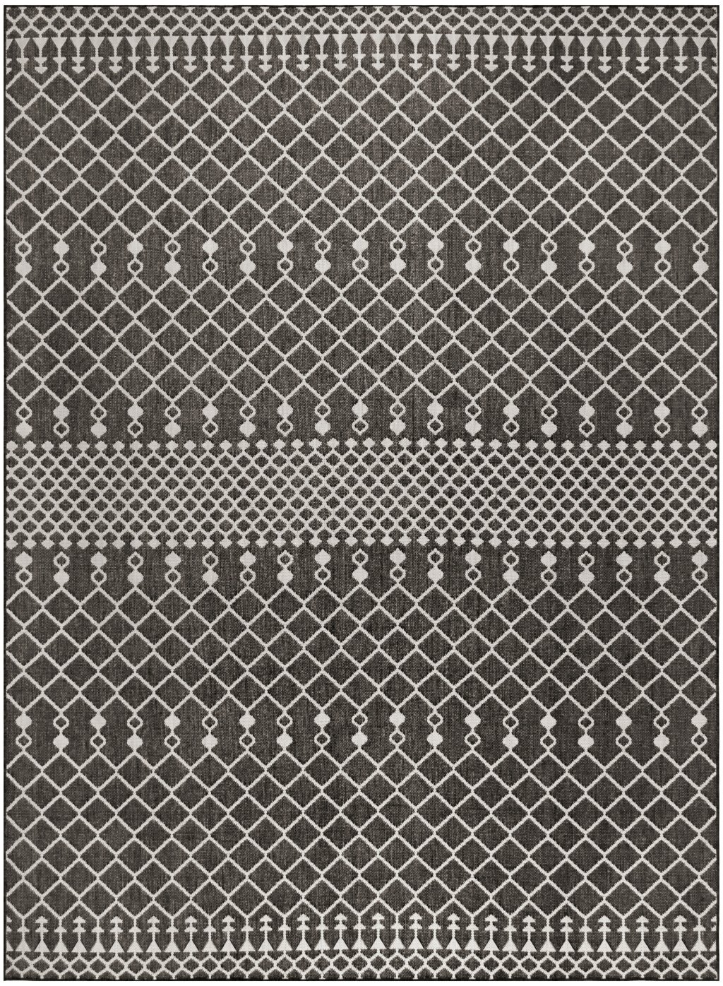 Nourison Home Nourison Positano POS02 12' x 15' Black Modern Rug