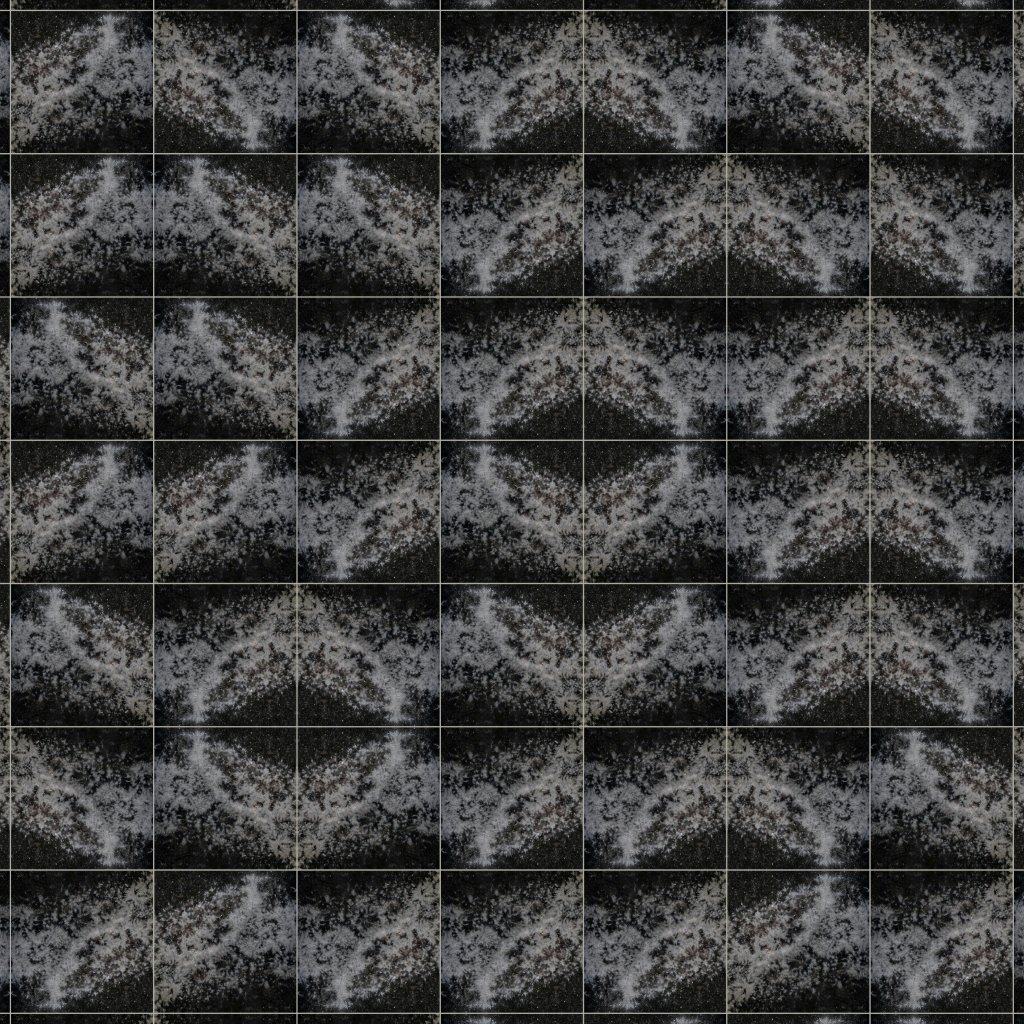 Marble Systems Stormy Glossy Ceramic Tile 8x8 - Stormy