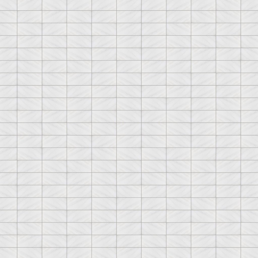Marble Systems Snow White Polished Marble Tile 2 3/4x5 1/2 - Snow White