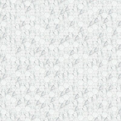 Qualis Ceramica Virtue Bianco 2 Hexagon Mosaic - 12" x 12"