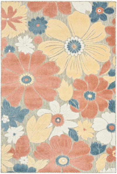 Nourison Home Nourison Aloha ALH42 3'6" x 5'6" Rose Modern Rug - 9' x 12'