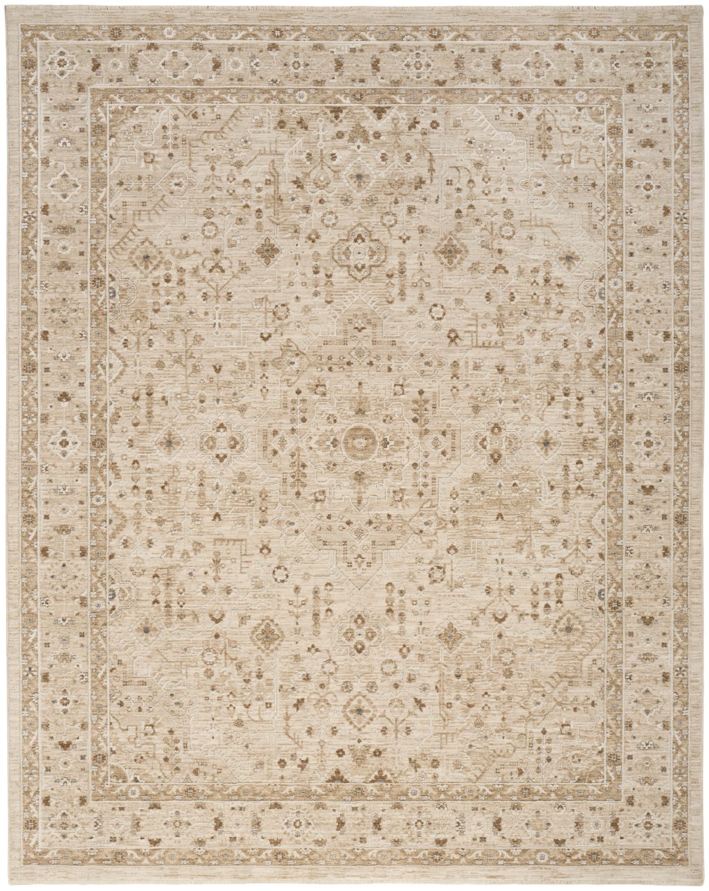Nourison Home Nourison Retreat RET02 9'6" x 13'2" Beige Vintage Indoor Rug