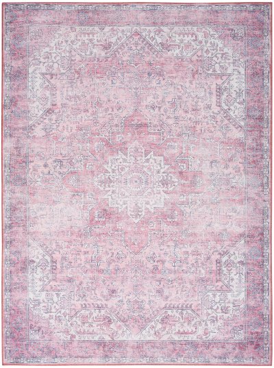 Nourison Home Nourison Nourison Washables NWB15 5'2" x 7' Pink Vintage Indoor Rug - 4' x 6'